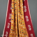Kalamkari Hand Block Silk Saree