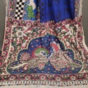Kalamkari Hand Block Silk Saree