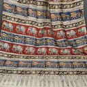 Kalamkari Hand Block Silk Saree