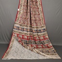 Kalamkari Hand Block Silk Saree