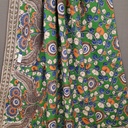Kalamkari Hand Block Silk Saree
