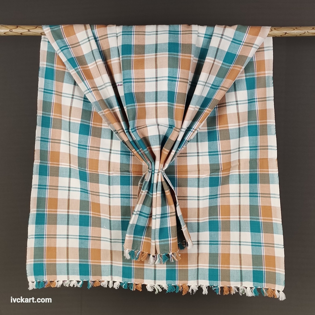 Soft Handwoven Checks Towels
