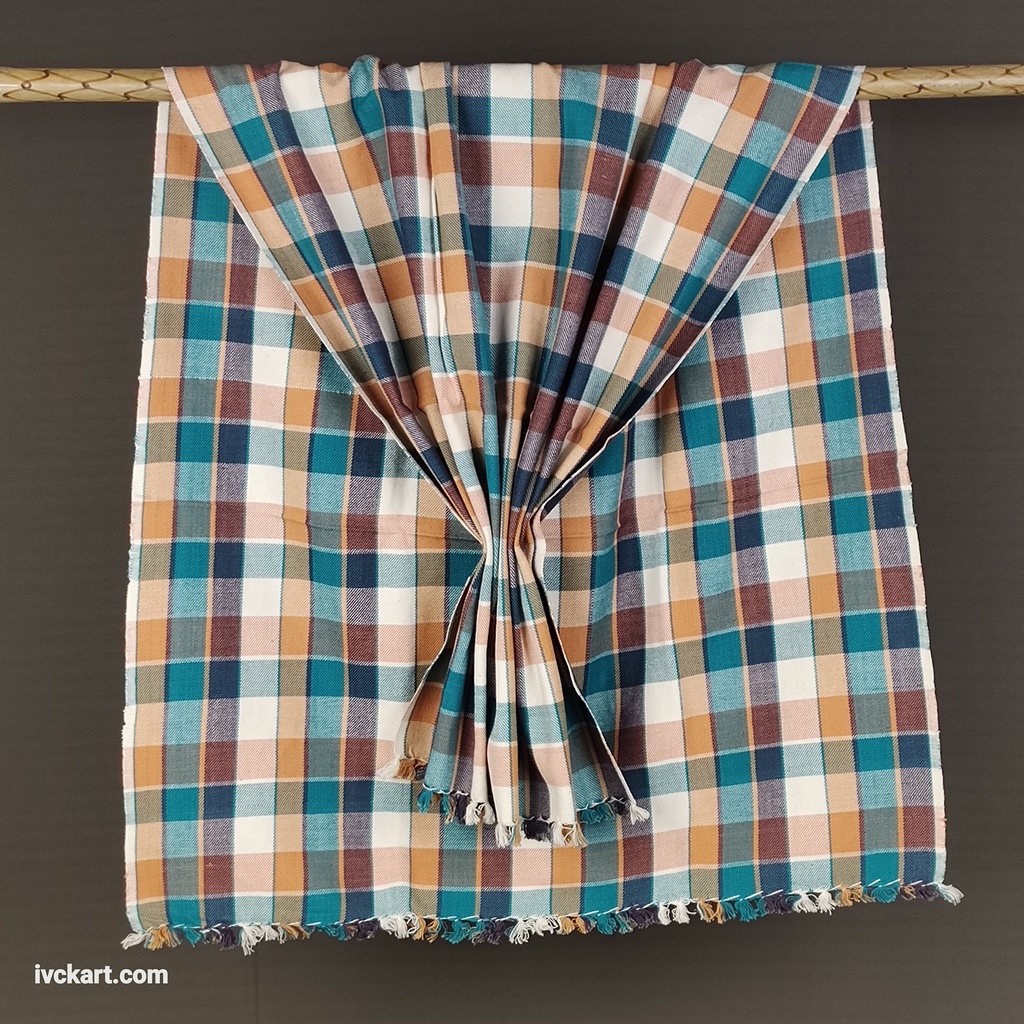 Soft Handwoven Checks Towels