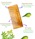 ivckart Kacchi Neem Wooden Beard+Shampoo+Dual tooth Comb