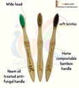 ivckart Bamboo Tooth Brushes