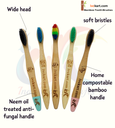 ivckart Bamboo Tooth Brushes