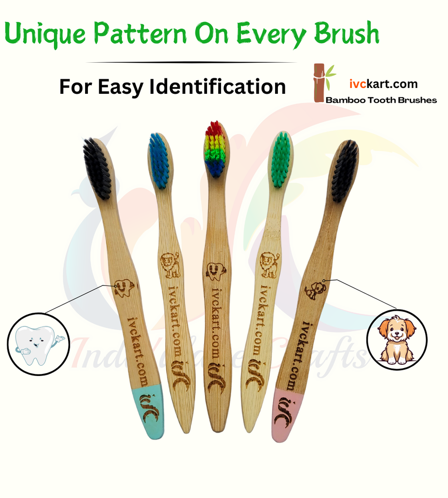 ivckart Bamboo Tooth Brushes