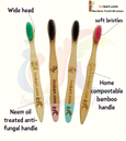 ivckart Bamboo Tooth Brushes
