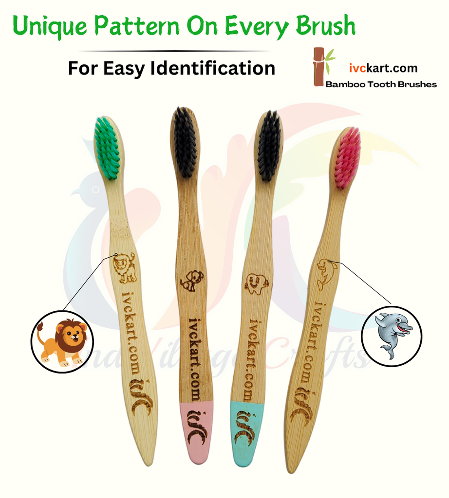 ivckart Bamboo Tooth Brushes