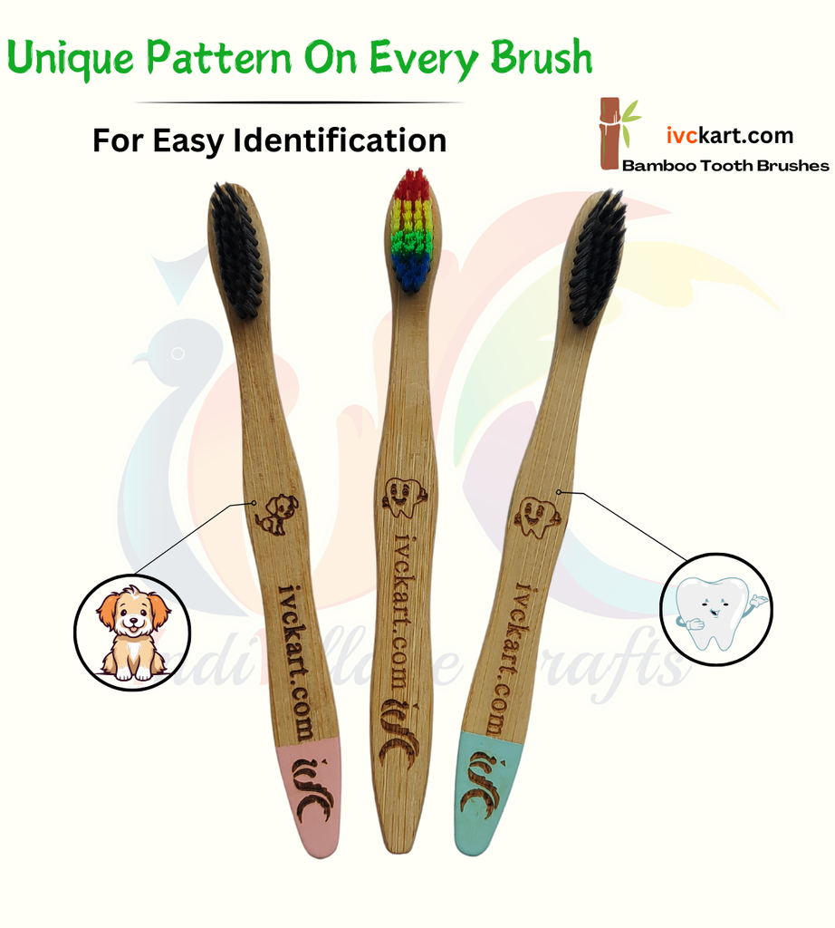 ivckart Bamboo Tooth Brushes