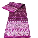 Handwoven Venkatagiri Pure Pattu Saree (Handloom & Silk mark Certified)