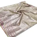 Handwoven Venkatagiri Pure Pattu Saree (Handloom & Silk mark Certified)