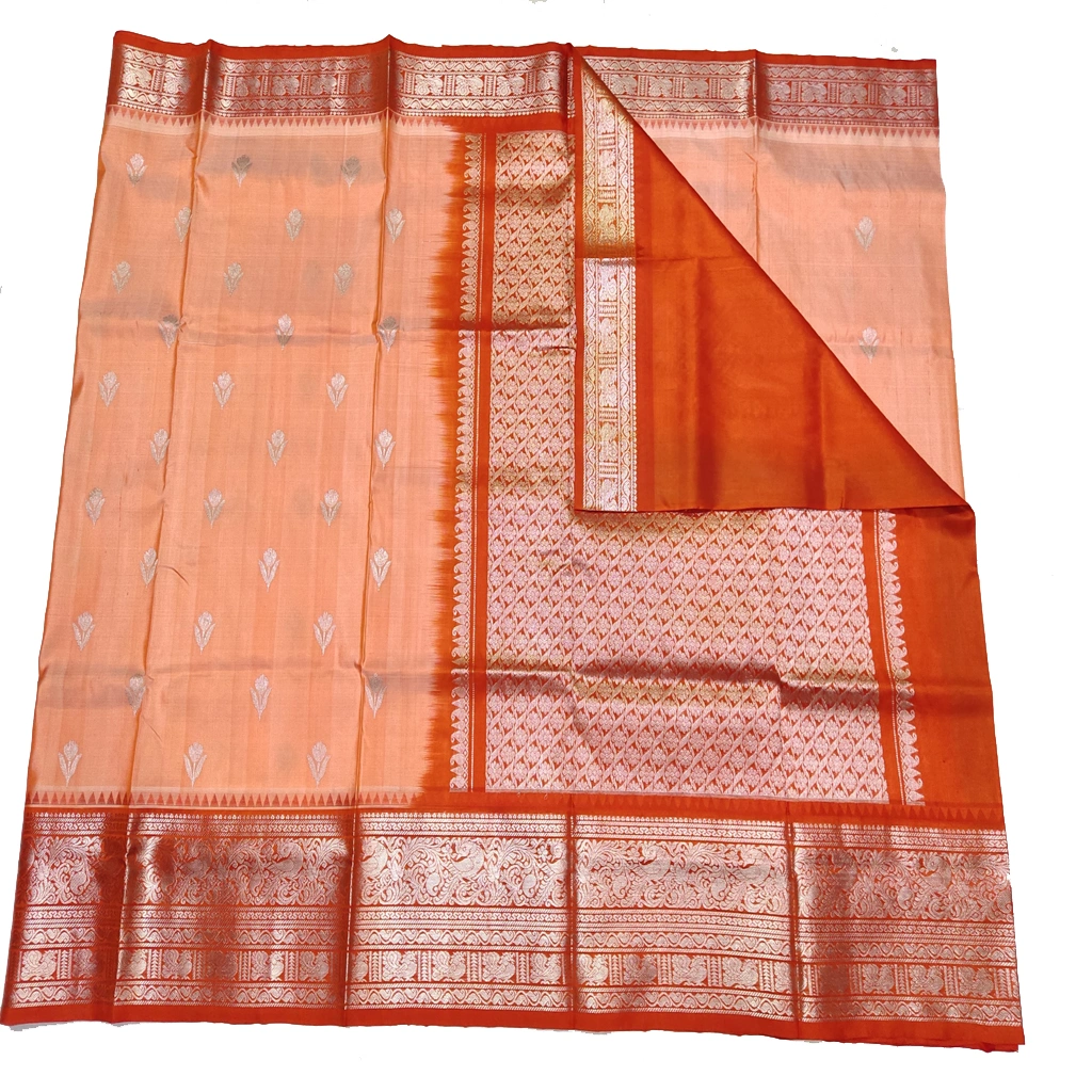 Handwoven Venkatagiri Pure Pattu Saree
(Handloom & Silk mark Certified)
