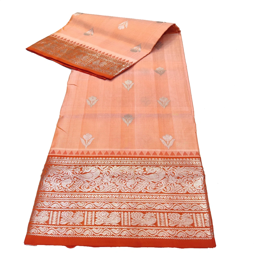 Handwoven Venkatagiri Pure Pattu Saree
(Handloom & Silk mark Certified)