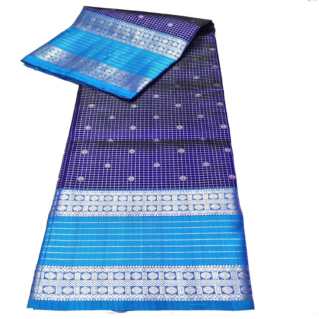 Handwoven Venkatagiri Pure Pattu Saree
(Handloom & Silk mark Certified)