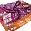 Handwoven Venkatagiri Pure Pattu Saree
(Handloom & Silk mark Certified)