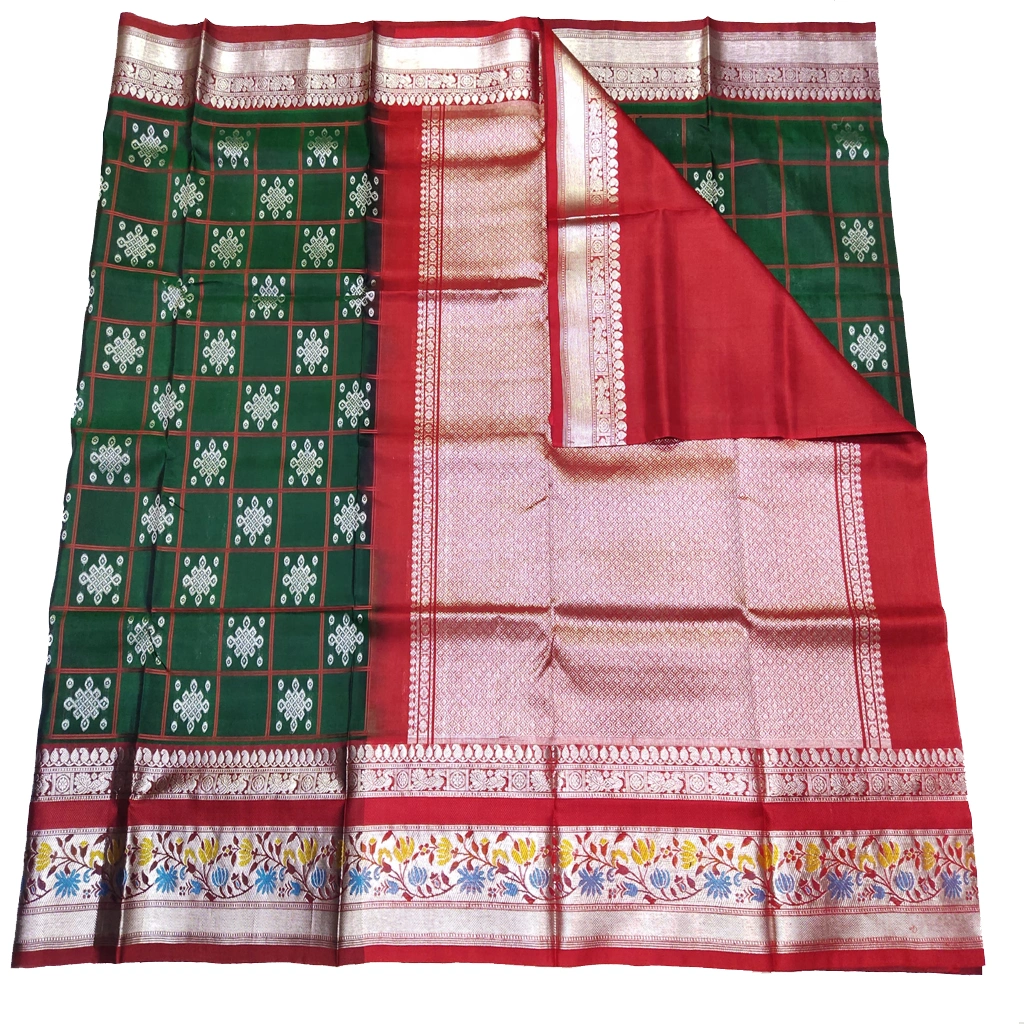 Handwoven Venkatagiri Pure Pattu Saree
(Handloom & Silk mark Certified)