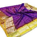 Handwoven Venkatagiri Pure Pattu Saree
(Handloom & Silk mark Certified)