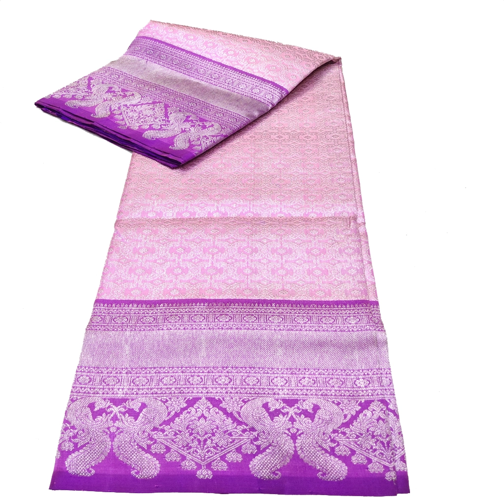 Handwoven Venkatagiri Pure Pattu Saree
(Handloom & Silk mark Certified)