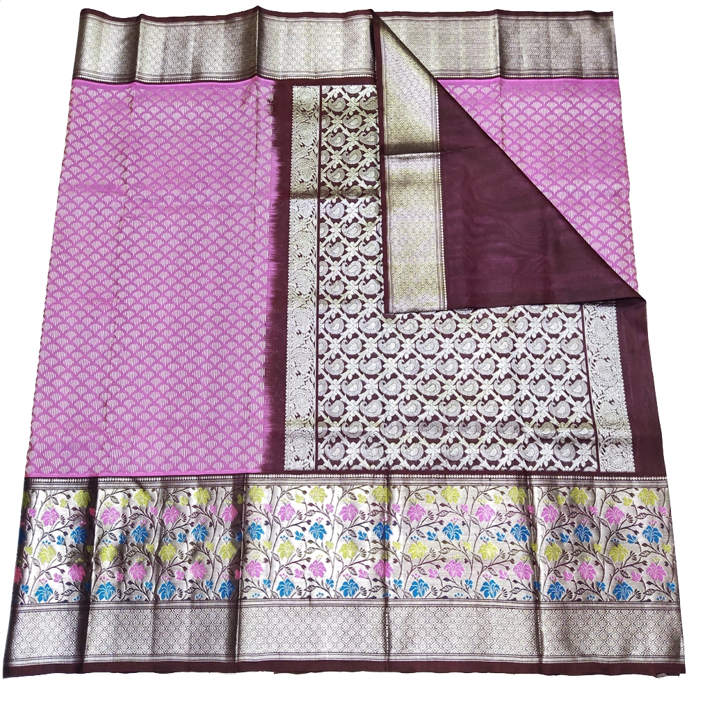 Handwoven Venkatagiri Pure Pattu Saree
(Handloom & Silk mark Certified)