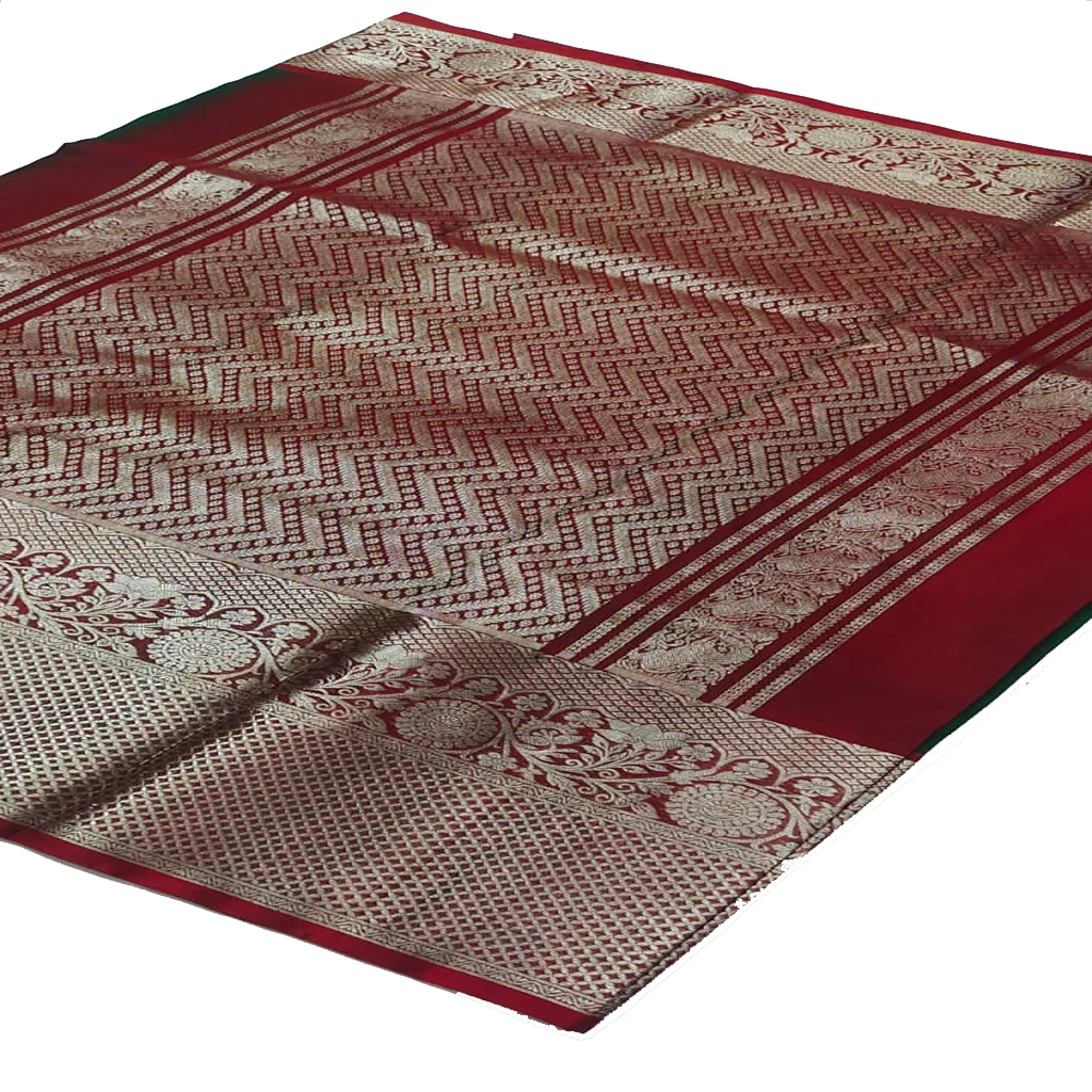 Handwoven Venkatagiri Pure Pattu Saree
(Handloom & Silk mark Certified)