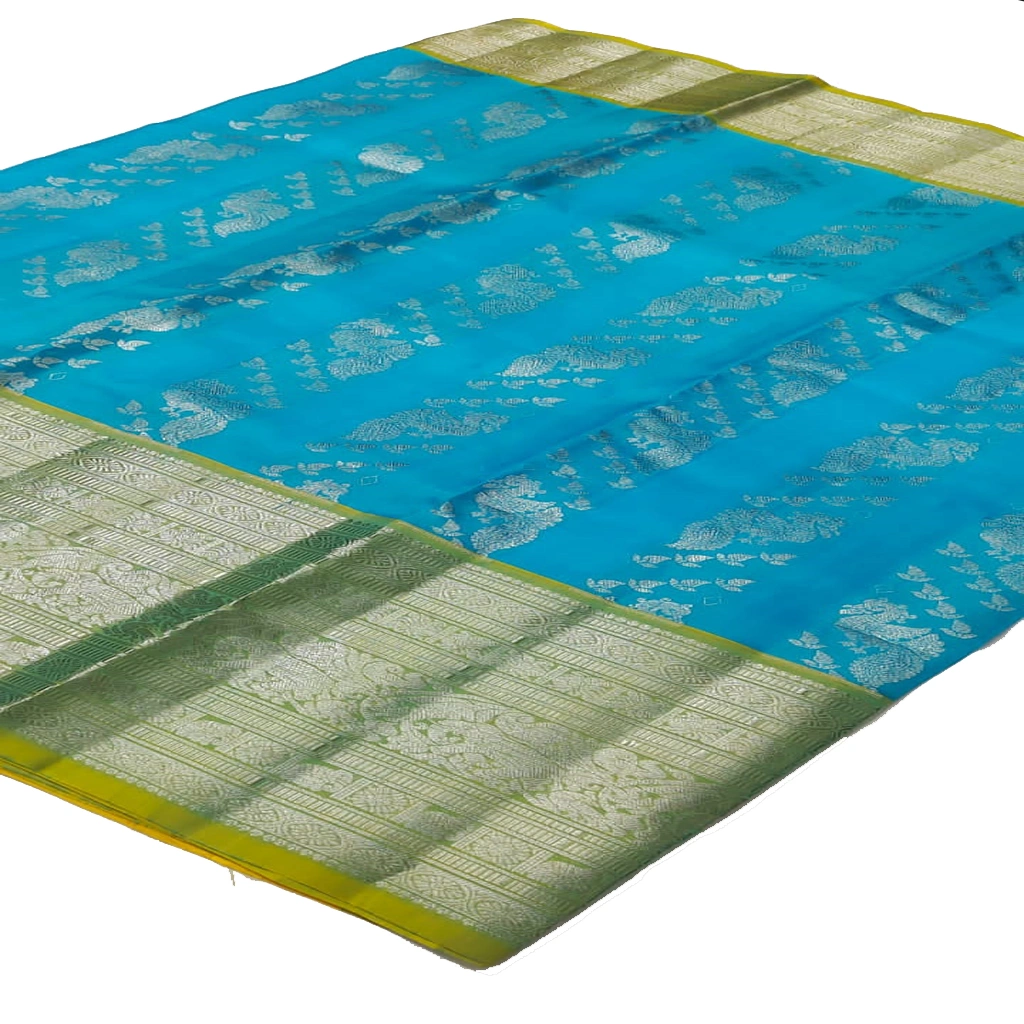 Handwoven Venkatagiri Pure Pattu Saree
(Handloom & Silk mark Certified)