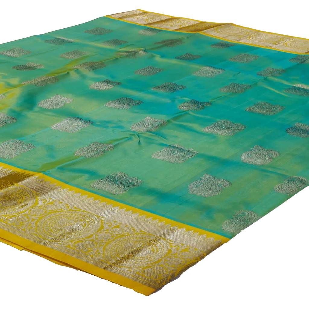 Handwoven Venkatagiri Pure Pattu Saree
(Handloom & Silk mark Certified)