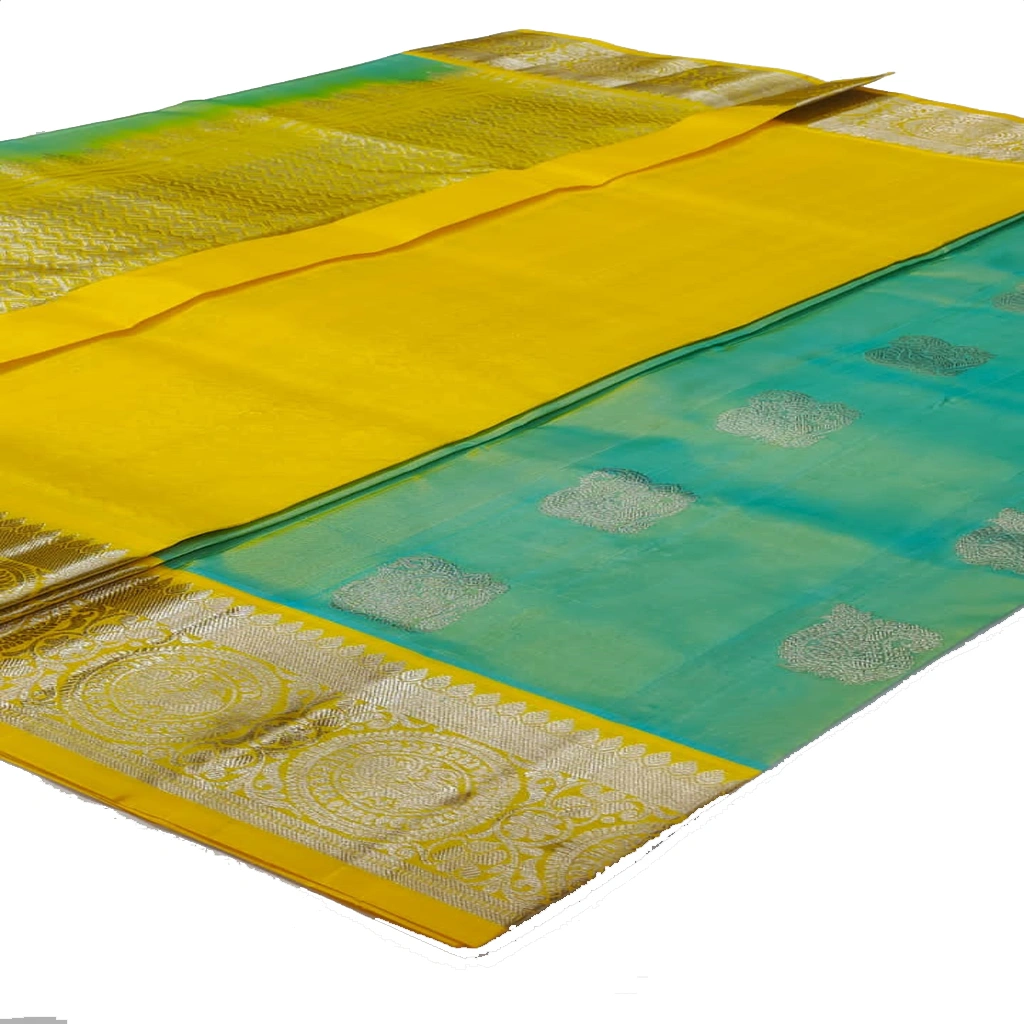 Handwoven Venkatagiri Pure Pattu Saree
(Handloom & Silk mark Certified)
