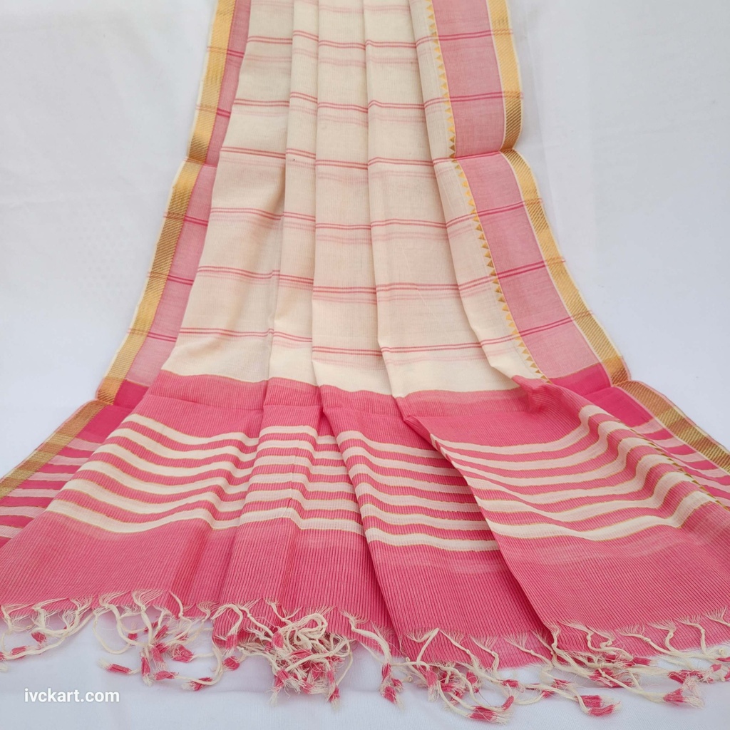 Handwoven Mangalagiri Cotton Dress Materials