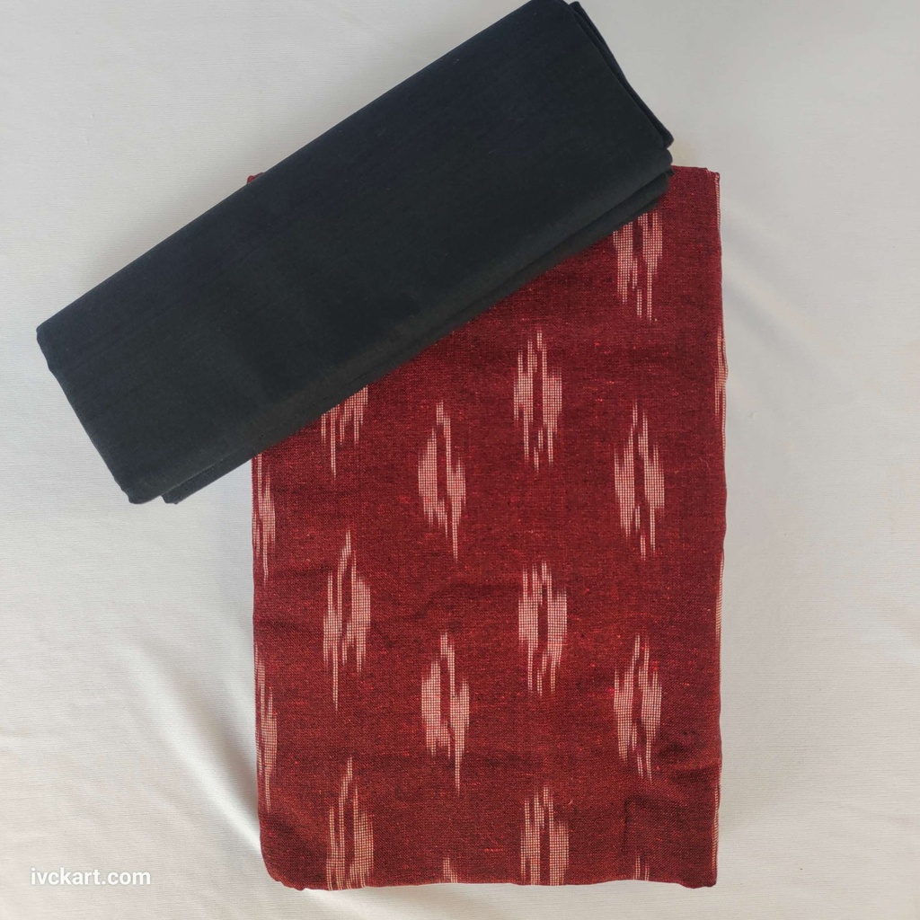 Handwoven Ikkat Cotton Dress Materials 
