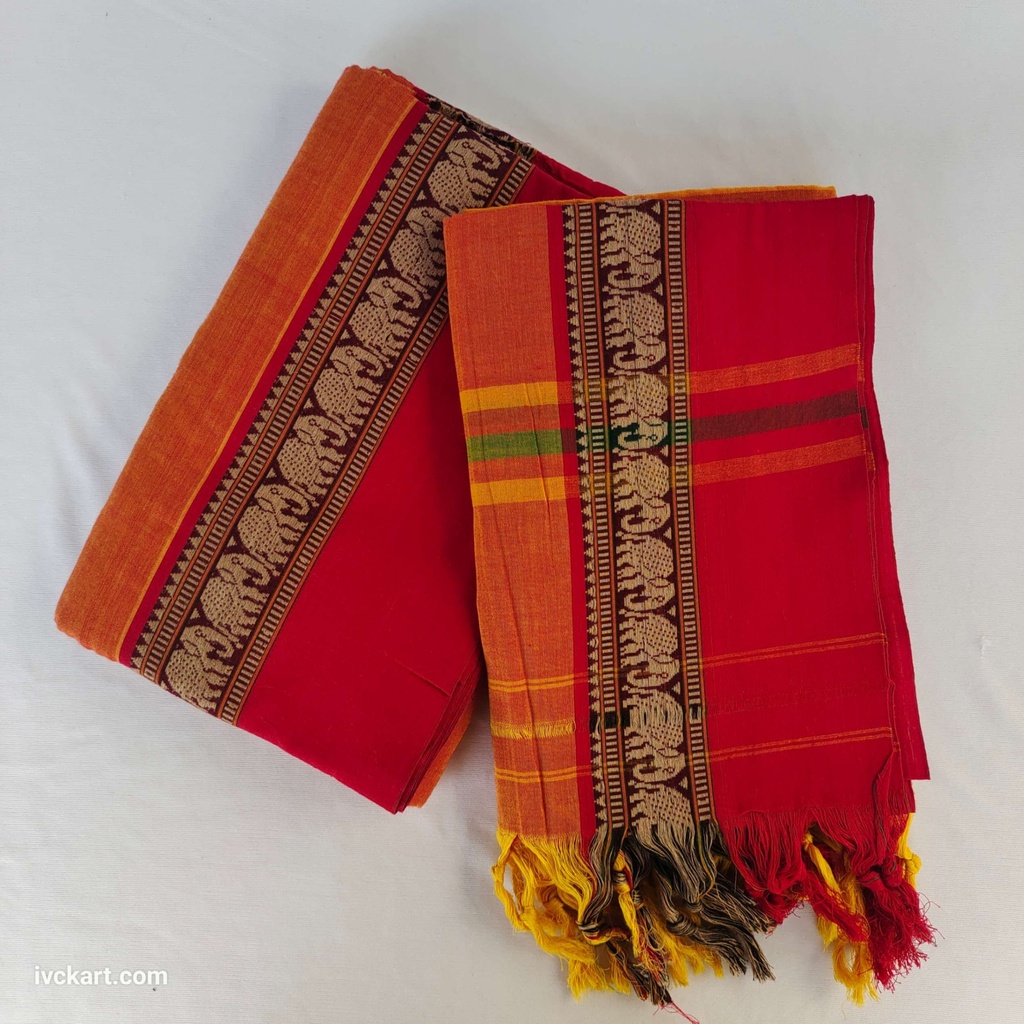Handwoven Narayanapet Cotton Dress Materials 