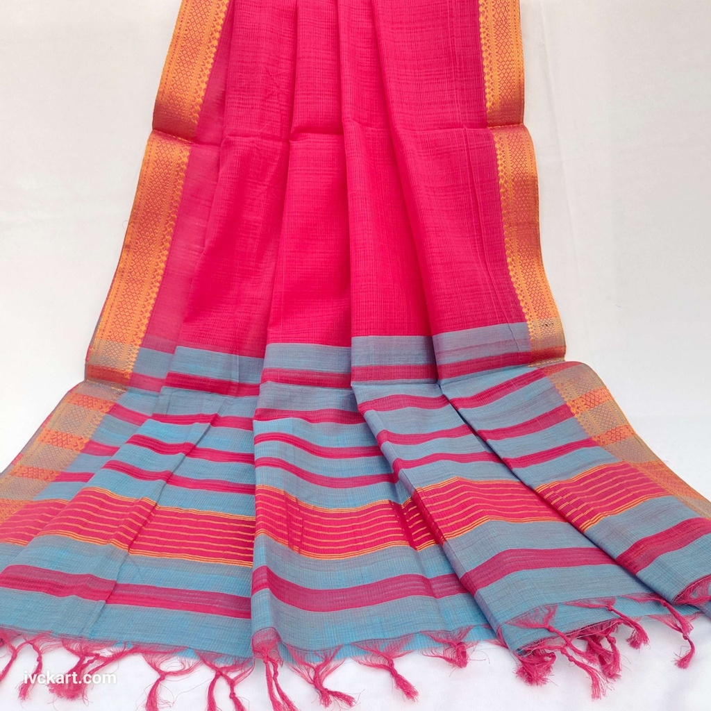 Handwoven Mangalagiri Cotton Dress Materials 