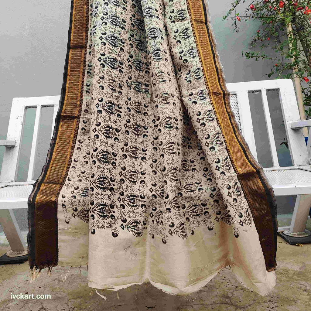 Kalamkari Silk Saree
