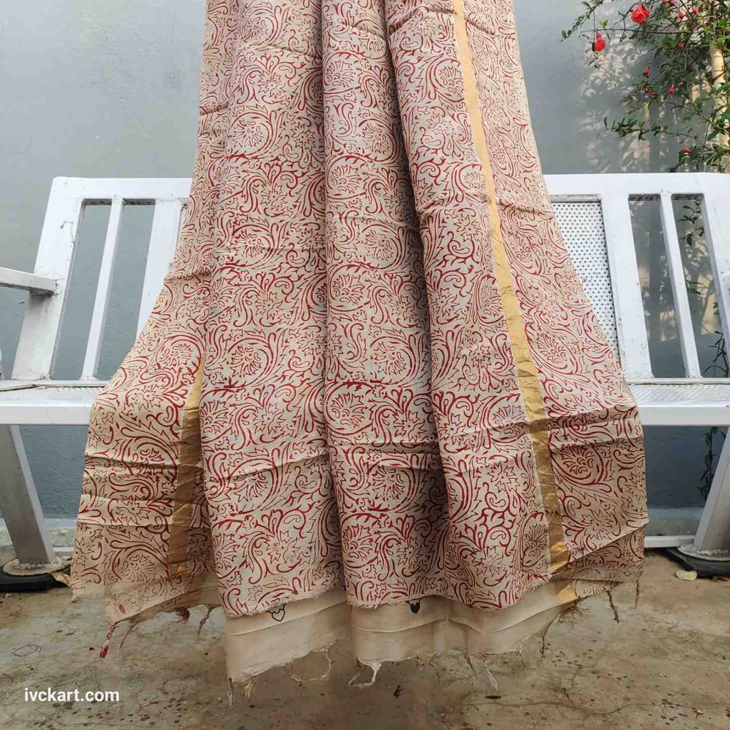 Kalamkari Silk Saree
