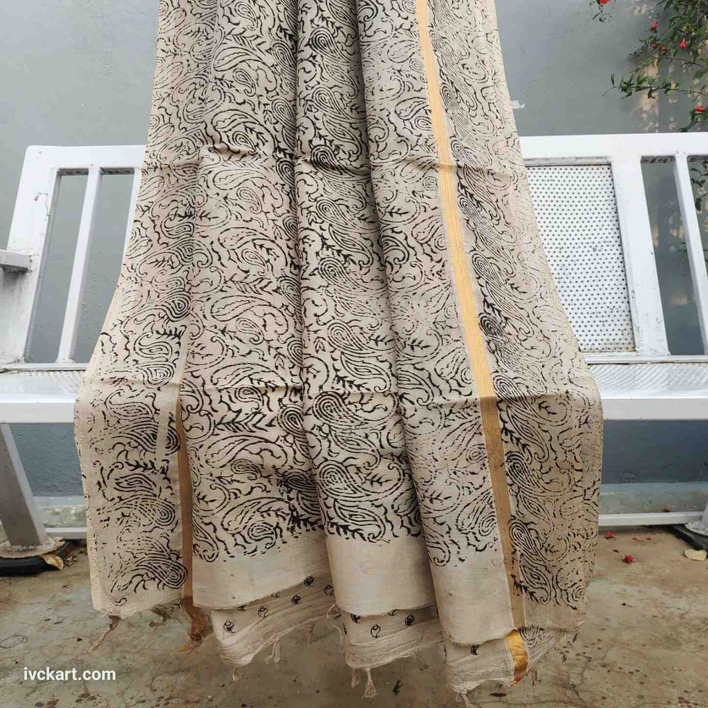 Kalamkari Silk Saree