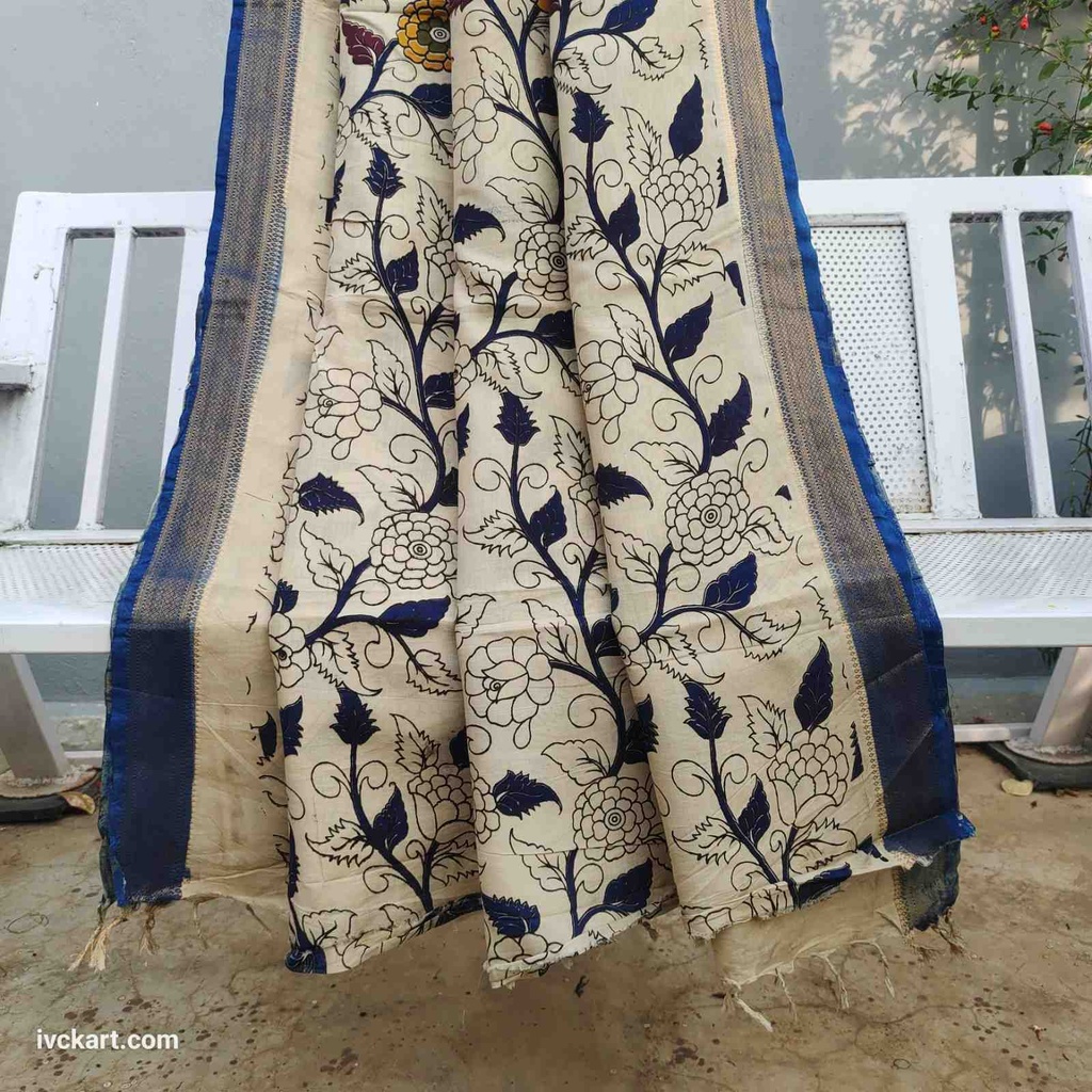 Kalamkari Silk Saree