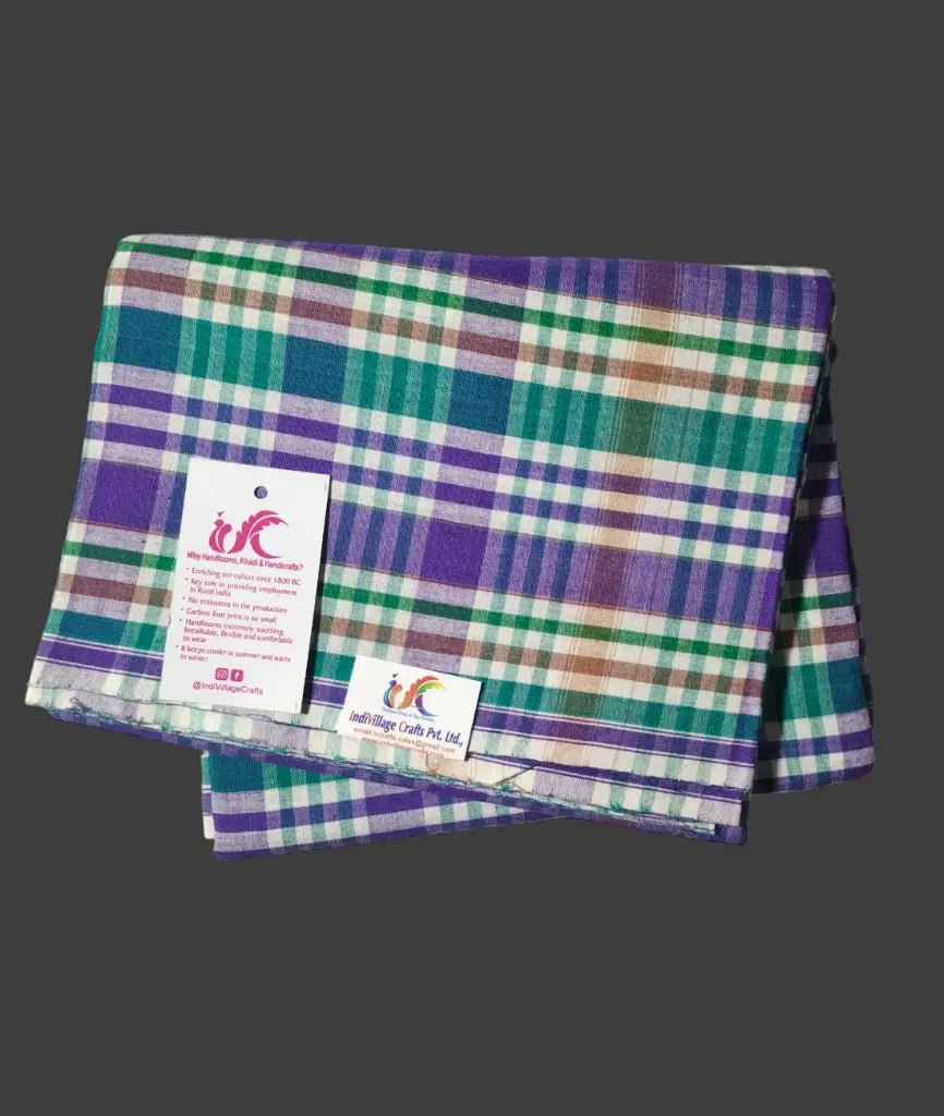 100% Cotton Hand Woven Lungi