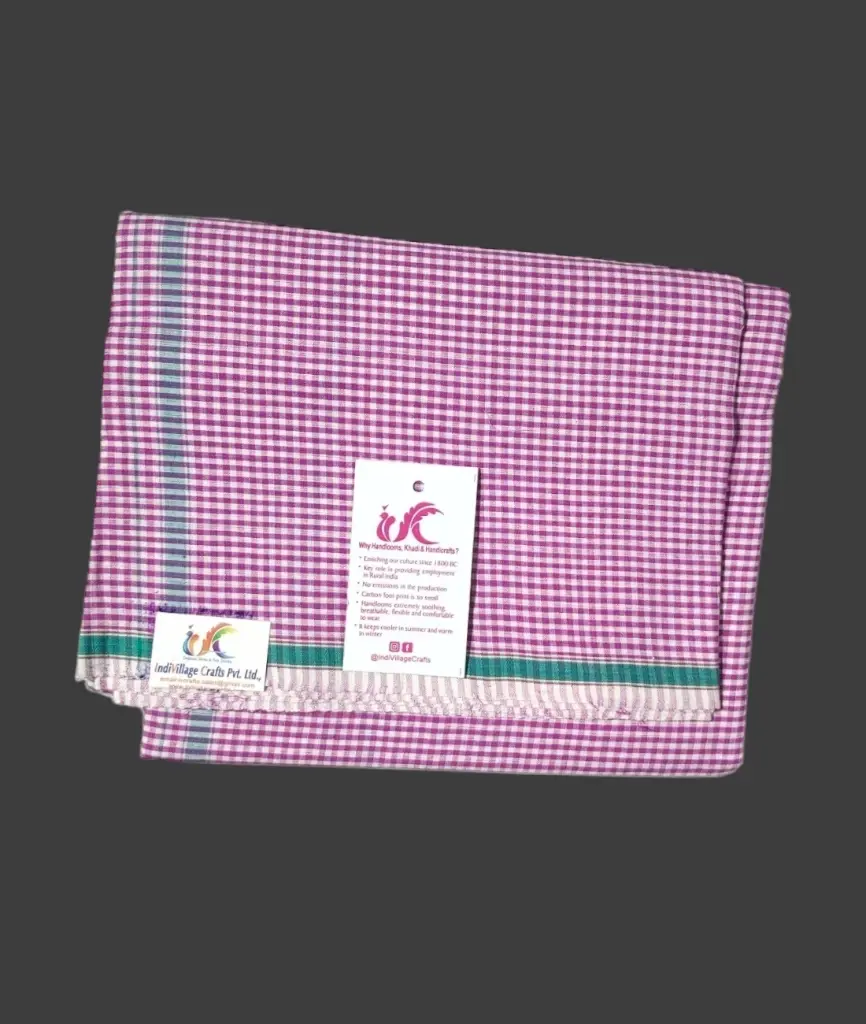 100% Cotton Hand Woven Lungi