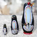 13 In Penguin 3 Nested Doll Set