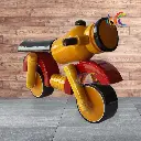 13 In Yellow bike Home/Car decor