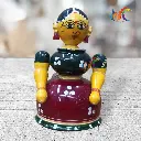 13 In lady kumkum box show piece
