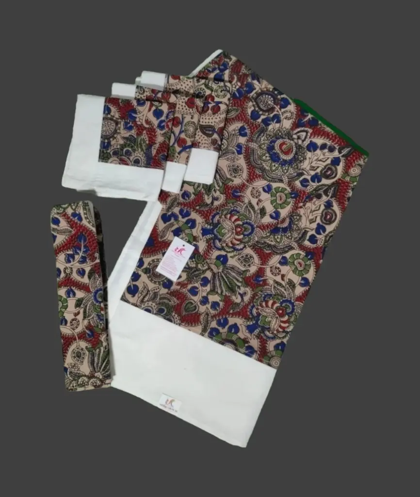 Kalamkari Patch Work Diwan Set