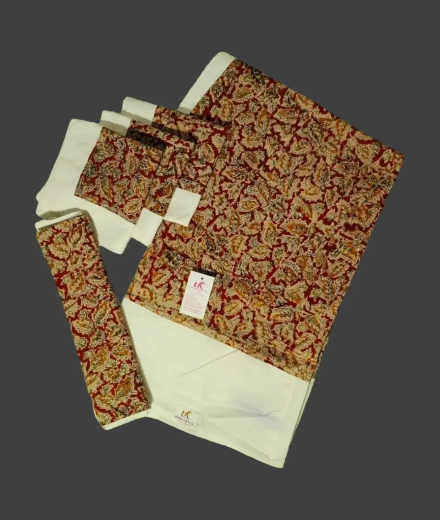 Kalamkari Patch Work Diwan Set
