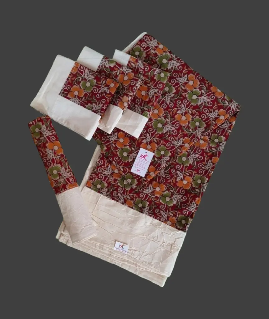Kalamkari Patch Work Diwan Set
