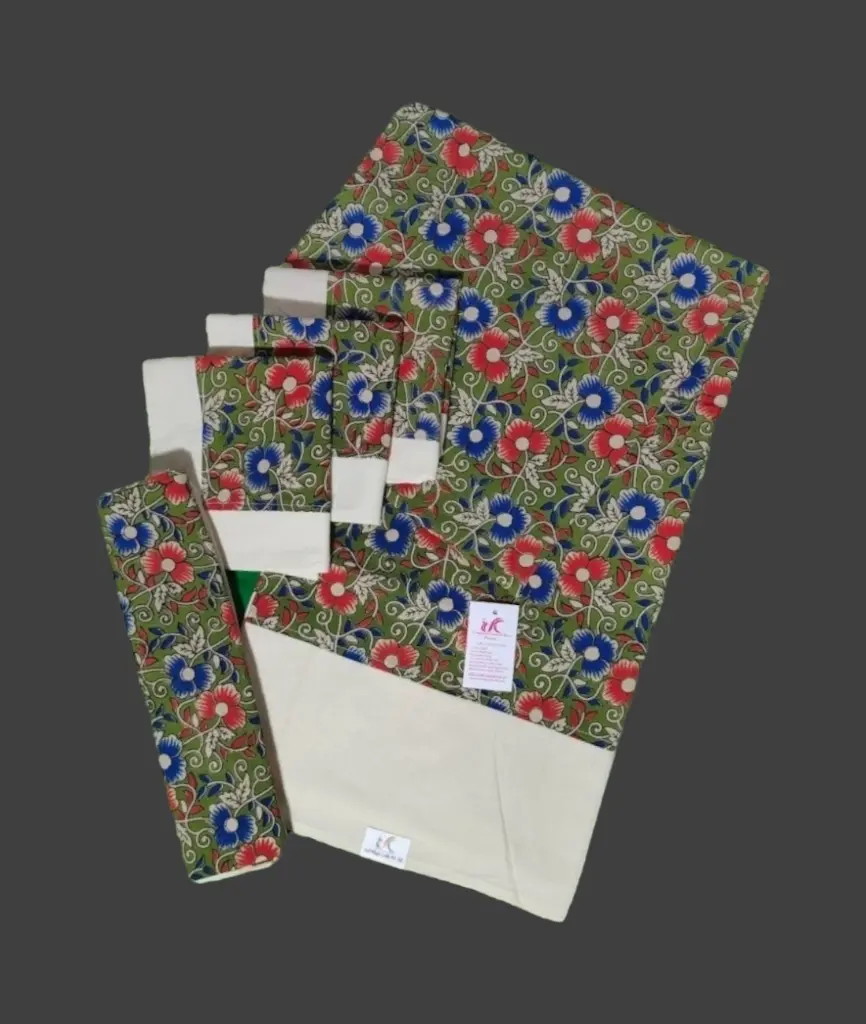 Kalamkari Patch Work Diwan Set