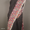 Kalamkari Hand Block Silk Saree
