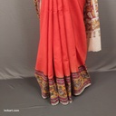 Kalamkari Hand Block Silk Saree