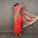 Kalamkari Hand Block Silk Saree