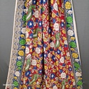 Kalamkari Hand Block Silk Saree