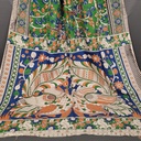 Kalamkari Hand Block Silk Saree